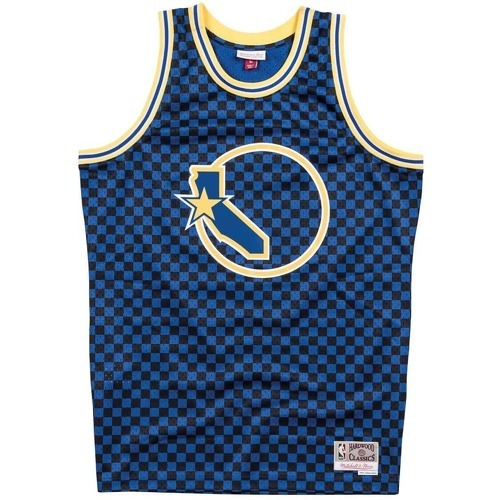 Maillot Golden State Warriors checked b&r