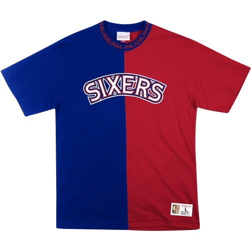 Mitchell & Ness - T-shirt Philadelphia 76ers nba split color