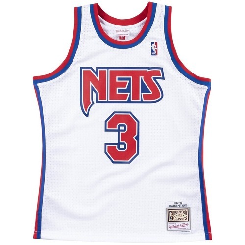Mitchell & Ness - NBA swingman Dražen Petrović New Jersey Nets 1992-93 Hardwood Classics - Maillot de basket