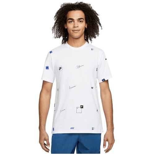 NIKE - T-shirt Sportswear Logo blanc