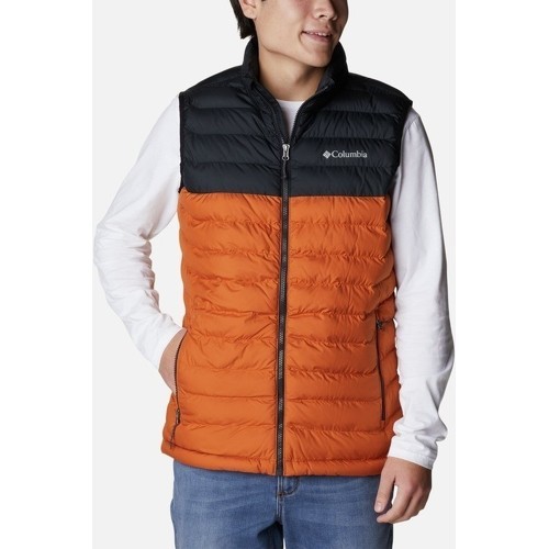 doudoune sans manches M POWDER LITE VEST - WARM COPPER / BLACK