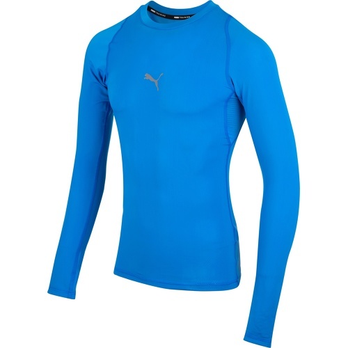 PUMA - T-shirt Manches Longues Baselayer Bleu