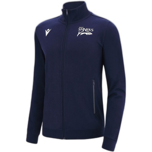 Veste de survêtement zippé coton Sale Sharks Travel Player 2022/23