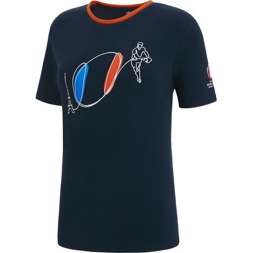 MACRON - T-shirt Femme Rugby France World Cup 2023 Officiel