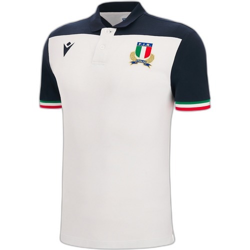 MACRON - Maillot Extérieur coton Italie Rugby 2022/23