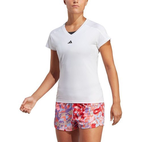 adidas Performance - T-shirt encolure en V au logo minimaliste AEROREADY Train Essentials