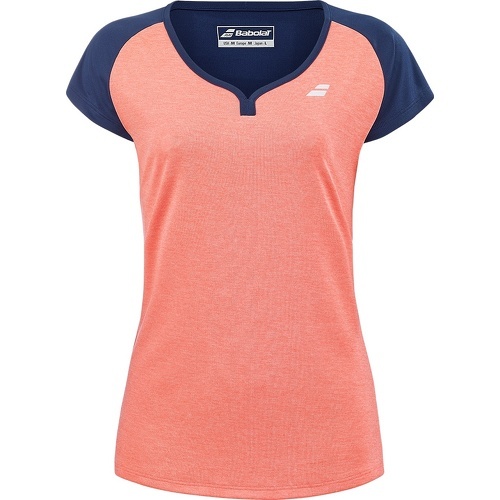 Tee-shirt Play Femme Corail/Bleu