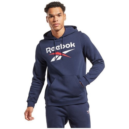 REEBOK - Sweatshirt Identity Fleece Stacked Logo Pullover