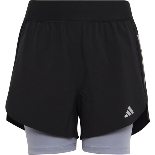 adidas Sportswear - Short de running en toile deux en un AEROREADY