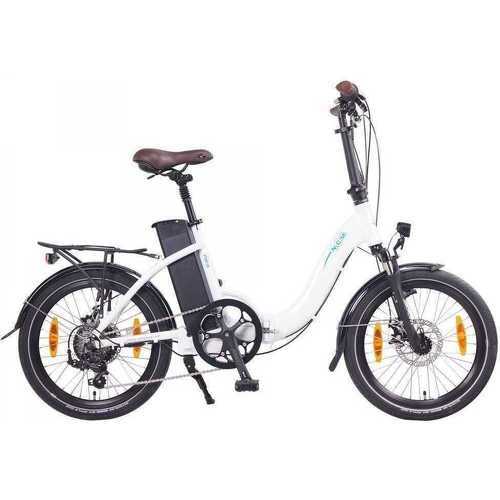 Vélo électrique Pliant Paris+ Blanc mat - 20 - 250w - batterie 36 v 15ah