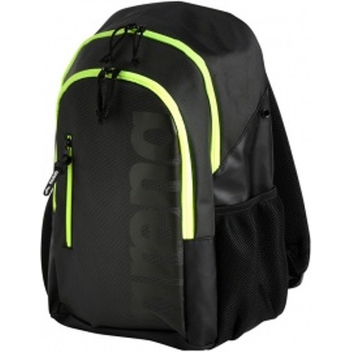 ARENA - Spiky 3 Backpack 30 Dark Smoke Neon Yellow - Sac à Dos Natation & Piscine