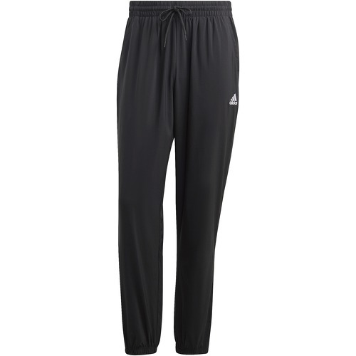adidas Sportswear - Pantalon à ourlet élastique et petit logo AEROREADY Essentials Stanford