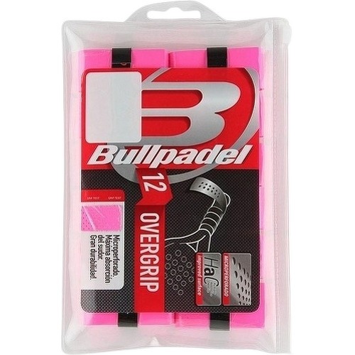 BULLPADEL - Surgrips Perforés Rose x 12