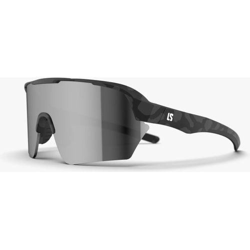 Lunettes de soleil Masque Adulte sport Indice 3 PLASMA de couleur Gris Camo Mixte Indice 3 avec vision panoramique