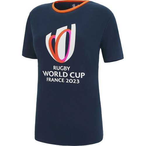 T-shirt Coupe du Monde Rugby France 2023 Bleu Femme