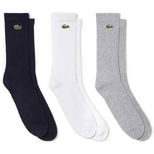 Chaussettes Sport Gris/Blanc/Bleu (3 paires)