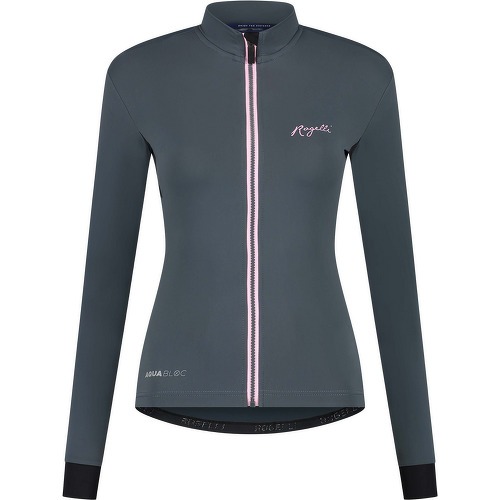 Maillot Manches Longues Velo Distance - Femme - Gris/Rose