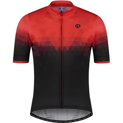 Rogelli - Maillot Manches Courtes Velo Sphere - Homme - Noir/Rouge
