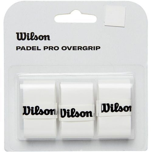 WILSON - Surgrips Padel Pro Overgrip Blanc x 3
