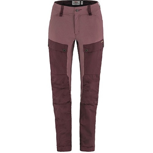 FJALLRAVEN - Keb Trousers Curved W Reg Casual Pants, Port/Mesa Purple, 36 Women's