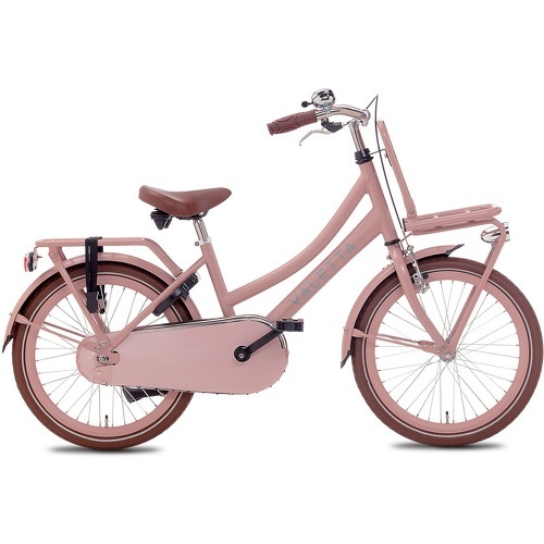 Valetta - Vélo Enfant Cargo - Filles - 20 pouces - Rose Flamingo