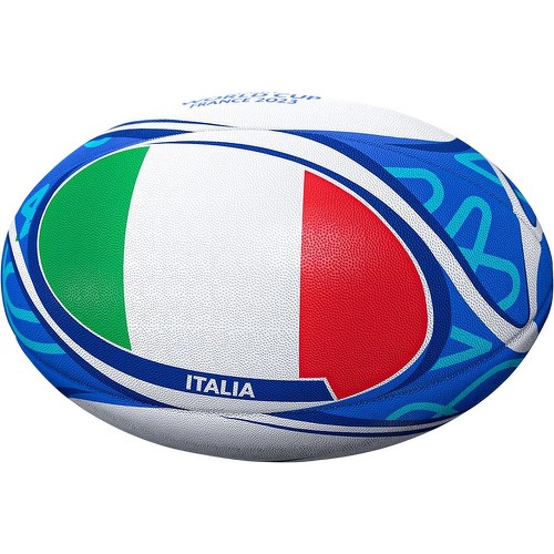 GILBERT - Ballon Coupe du Monde Rugby 2023 T.5 Italie Blanc/Vert
