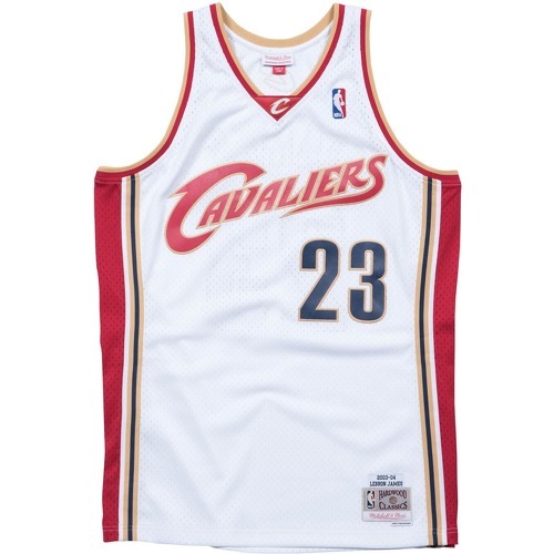 Mitchell & Ness - Maillot NBA Lebron James Cleveland Cavaliers 2003-04 swingman Hardwood Classic Blanc