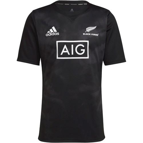 adidas Performance - Maillot Domicile Black Ferns Rugby Primeblue Replica