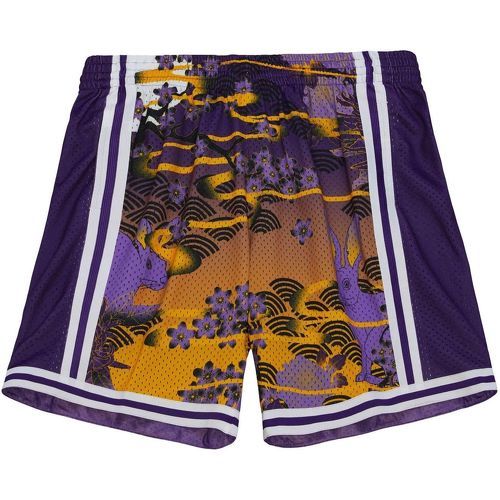 M&N NBA ASIAN Swing 5.0 Los Angeles Lakers Shorts