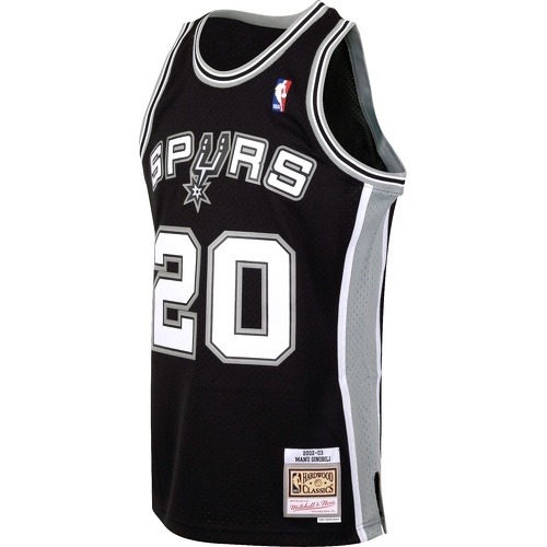 Maillot Rétro San Antonio Spurs Ginobili 2002/2003 Noir