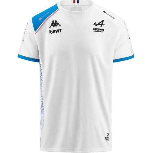 KAPPA - T-Shirt Abolim BWT Alpine F1 Team 2023 Blanc