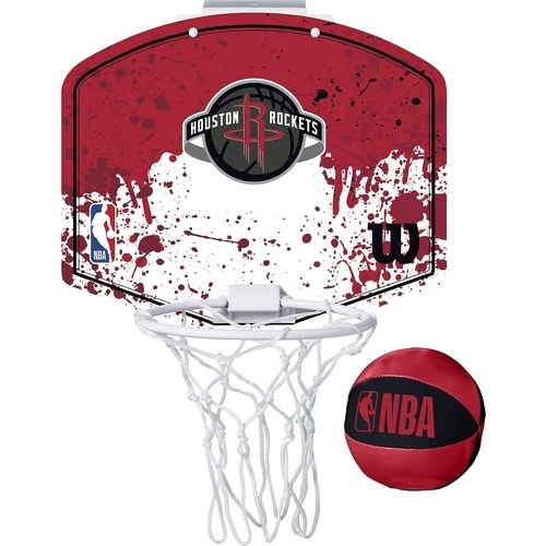 WILSON - Mini Panier Basket Nba Houston Rockets Team - Panier sur pied de basketball