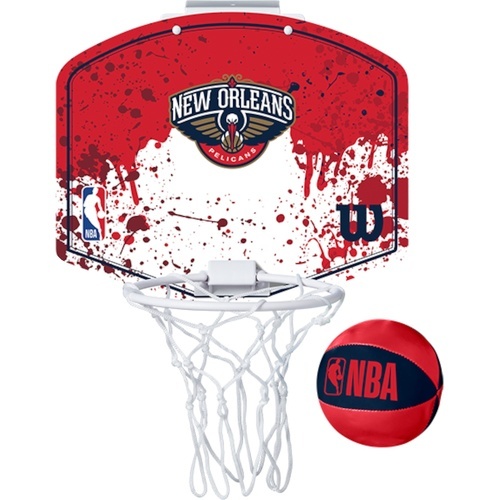 WILSON - Mini Panier Basket Nba New Orleans Pelicans Team - Panier sur pied de basketball