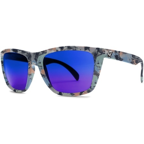 VOLCOM - Lunettes De Soleil Plasm Skulls/Blue Mirror Sulphur