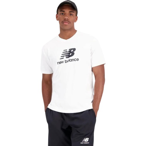 NEW BALANCE - Essentials Stacked Logo Manches Courtes Tee