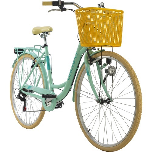 KS Cycling - Cantaloupe avec panier (cadre 48cm - roue 28 pouces) - Vélo de ville