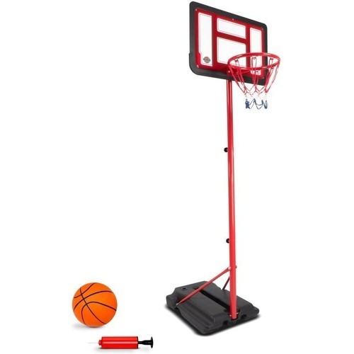 BUMBER - Panier de basket sur Pied Evolutif DENVER hauteur réglable de 1.05m à 1.65m Ballon et Pompe inclus