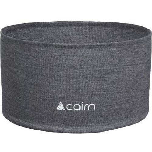 CAIRN - Bandeau MERINO Headband - Black Chine