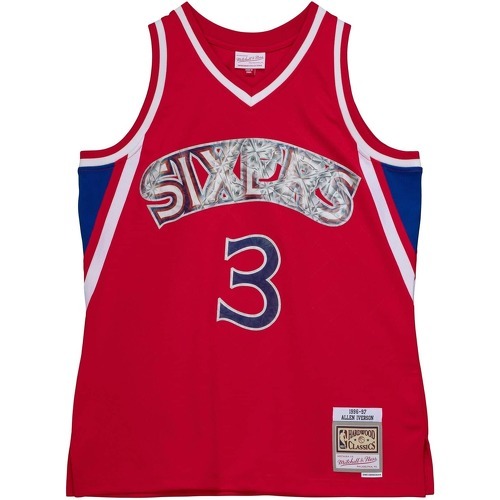 Mitchell & Ness - Maillot Philadelphia 76ers NBA 75Th Anni Swingman 1996 Allen Iverson