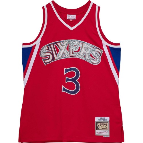 Mitchell & Ness - Maillot Philadelphia 76ers NBA 75Th Anni Swingman 1996 Allen Iverson