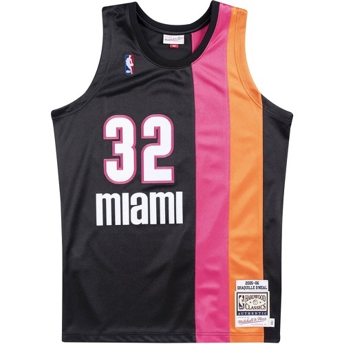 Mitchell & Ness - Maillot Miami Heat NBA Authentic Alternate 05 Shaquille O'Neal