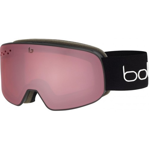 BOLLE - Masque de ski NEVADA SMALL - S2 - BLACK CORP MATTE VERMILLON GUN