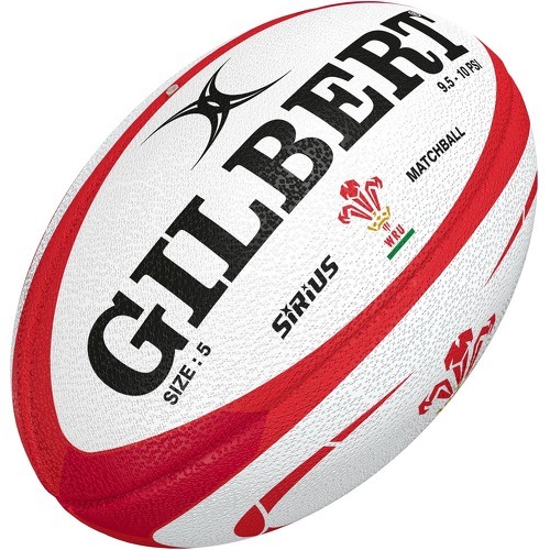 GILBERT - Ballon de Rugby Officiel Match Sirius Equipe Pays de Galles