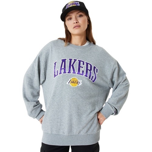 NEW ERA - T Shirt Los Angeles Lakers Nba Apllique Crew