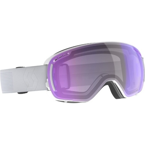 SCOTT  - SCOTT Masque de ski LCG COMPACT LS - Photochromique S2-4 - MINERAL WHT LS BLUE CHROME