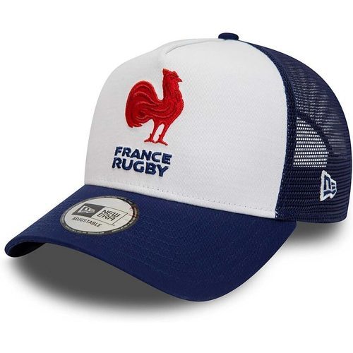 NEW ERA - Casquette trucker édition France Rugby FFR marine et blanc