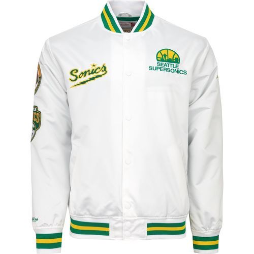 Mitchell & Ness - City Collection Lightweight Satin Veste Seattle SuperSonics