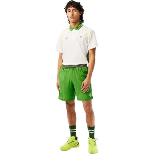 LACOSTE - Short Sport Roland Garros Vert