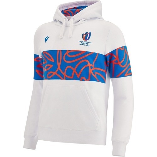 MACRON - Sweat a Capuche Adulte Rugby World Cup 2023 Officiel