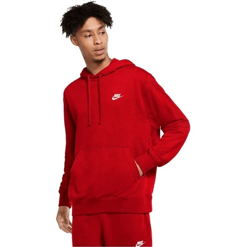 NIKE - Sweat à capuche Sportswear Club rouge